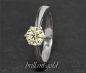 Preview: Brillant Ring 585 Gold 1,04ct, zart gelb, Si2